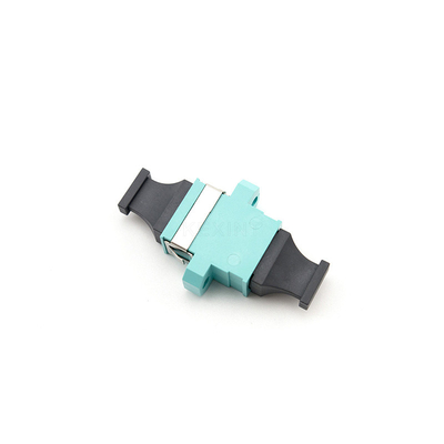 Single Mode Green Small Fiber Optic Adapters MPO Ke APC Tanpa Flange