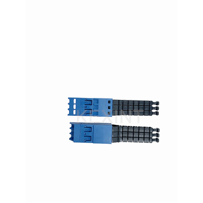 KEXINT ELiMENT MDC 3 Port Adapter Mode Tunggal Biru Dengan 3 Tutup debu Cocok MDC Patch Cord