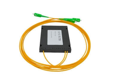 ABS FTTH Fiber Optic PLC Splitter, EPON GPON Fiber Splitter 2.0 3.0mm