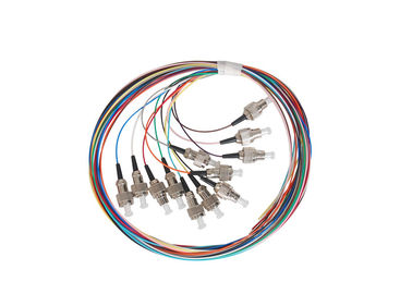 Kabel Patch Serat Optik ODF, Penyambungan Pigtail Serat Optik 12 Warna 0.9mm