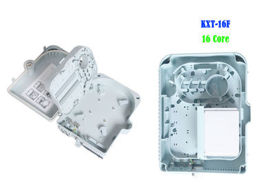 Kotak Dinding Serat Optik Kecil Penyambungan Serat 16 Core IP65 Anti UV Ringan