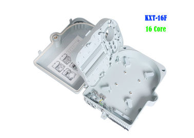 Kotak Dinding Serat Optik Kecil Penyambungan Serat 16 Core IP65 Anti UV Ringan