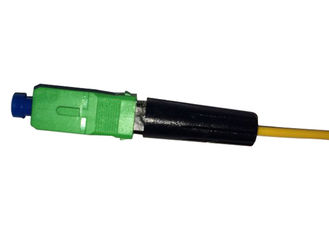 Konektor Cepat Fiber Optic 55mm SC APC Single Mode Fiber Connectors Couplers 10N