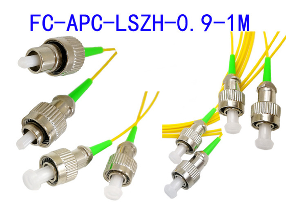Kabel Patch Serat Optik Mode Tunggal FC / APC G652D G657A1 G657A2 1.5m Pigtail
