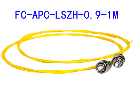 Kabel Patch Serat Optik Mode Tunggal FC / APC G652D G657A1 G657A2 1.5m Pigtail