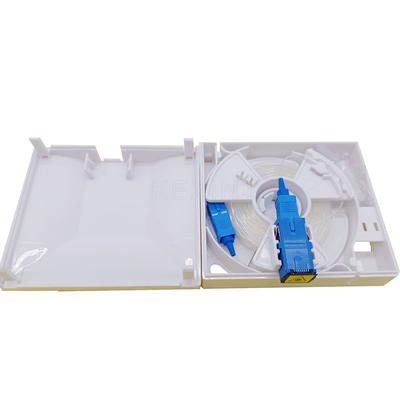 KEXINT 1 Core ABS FTTH Fiber Optic Face Plate Fiber Optic Termination Box