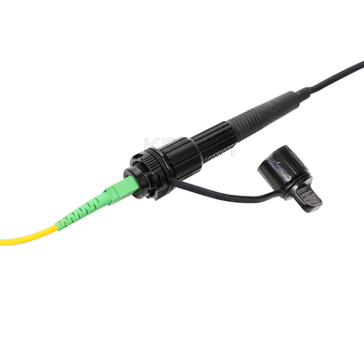 KEXINT SC Mini Jenis Adaptor Serat Optik Luar IP68 Tahan Air Untuk Kandang Sambungan Serat