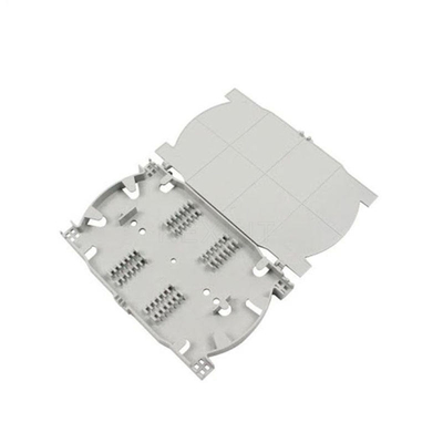 FTTH ABS Plastik KEXINT Fiber Splice Kaset, 12 24 Core Fiber Optic Splice Tray