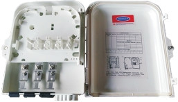KEXINT KXT-A-8B Kotak Distribusi Serat Optik FTTH 8 Core Luar Ruangan IP66 Tahan Air Putih