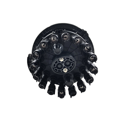 2 In 16 Out 96 Core Penutupan Sambungan Serat Optik KEXINT KXT-M-16 FTTH Black Joint Box