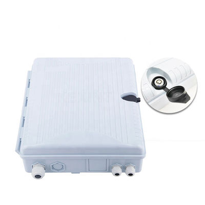 Kotak Distribusi Serat Optik FTTH 32 Core KEXINT KXT-16I Dengan PLC ABS PC Putih