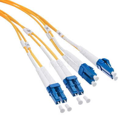 8 Core Fiber Optical Patch Cord MPO MTP Ke LC Duplex Breakout Cable