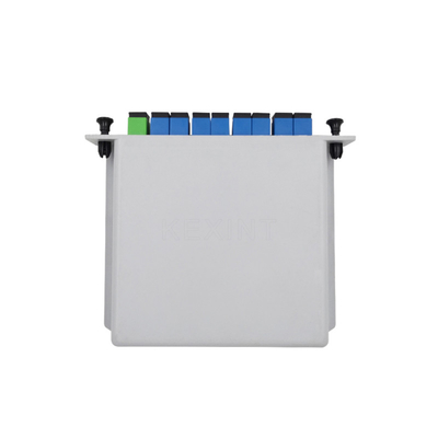 Serat Optik LGX PLC Splitter Jenis Kartu Konektor UPC FTTH 1x8 SC