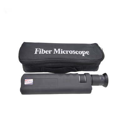 Mikroskop Inspeksi Serat Optik Genggam, Alat Inspeksi Serat Optik 200x 400x