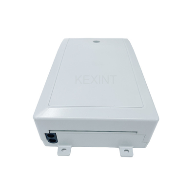 KEXINT FTTH 8 Port Fiber Optic Terminal Box PC + Instalasi Terpasang di Dinding Bahan ABS