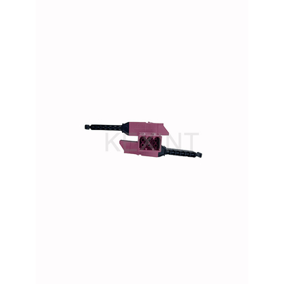 KEXINT ELiMENT MDC 3 Port Adapter Mmultimode Heather Violet Dengan 3 Tutup debu Cocok MDC Patch Cord