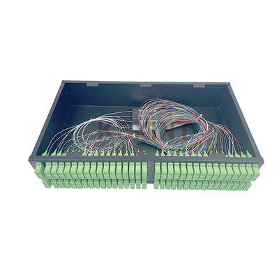 KEXINT 4 PCS 1X 32 SC APC Fiber Optic PLC Splitter 2U ODF 19 Inci Rak Fiber Optic Patch Panel