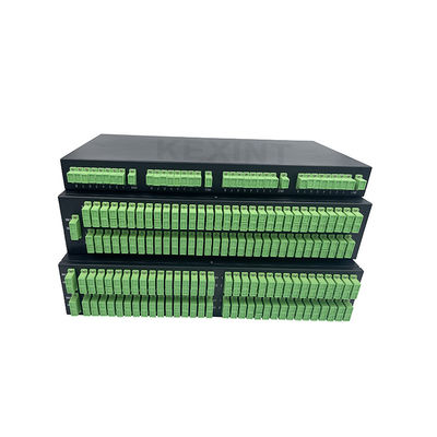 KEXINT 4 PCS 1X 32 SC APC Fiber Optic PLC Splitter 2U ODF 19 Inci Rak Fiber Optic Patch Panel