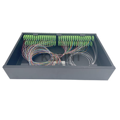 KEXINT 4 PCS 1X 32 SC APC Fiber Optic PLC Splitter 2U ODF 19 Inci Rak Fiber Optic Patch Panel