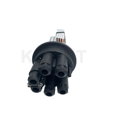 KEXINT 96 Core Dengan Adapter Bracket Dan 4 Splice Trays Fiber Optic Dome Type Splice Closure