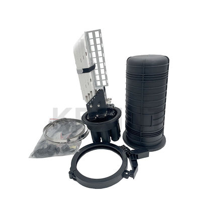 KEXINT 96 Core Dengan Adapter Bracket Dan 4 Splice Trays Fiber Optic Dome Type Splice Closure