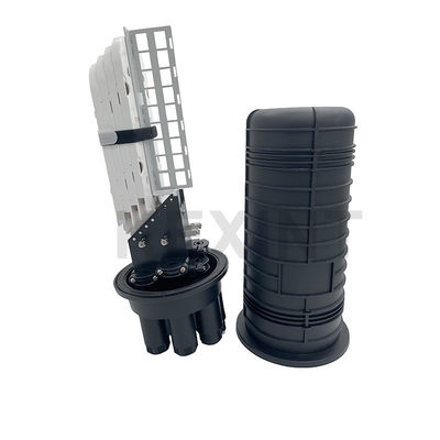 KEXINT 96 Core Dengan Adapter Bracket Dan 4 Splice Trays Fiber Optic Dome Type Splice Closure