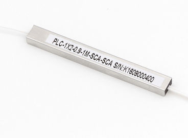 SM SC APC Fiber Optic PLC Splitter, 1x2 Optical Splitter 7.2db Insertion Loss