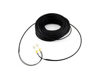 FTTH Drop Cable Patch Cord Kabel Kabel Serat Optik Dengan Konektor SC / APC SC / UPC 50M