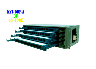 48 Port Rack Fiber Patch Panel Cabinet, SC ODF Fiber Panel 3U 48 Core
