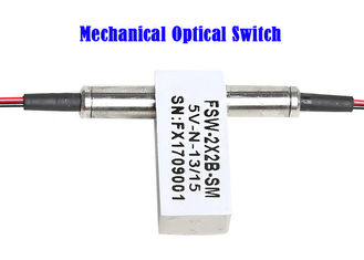 Fiber Optic Switch Perangkat FSW 1x2 Mekanik Optik WDM 850 1310 1550 Uji Panjang Gelombang