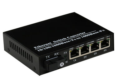 1000Mbps 4 Port Online SFP Fiber Optic Transceiver Module SX/LX Data Buffer 256K