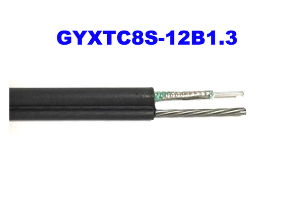 Outdoor GYXTC8S 12G652D Fiber Optic Armored Cable OS2 Self Supporting Erial Installation 8 Struktur