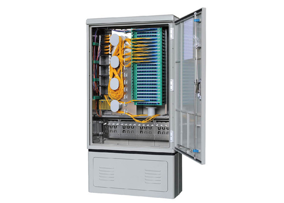 Luar 144 288 576 Core SMC Rack Fiber Optic Distribution Box Connection Cabinet Floor Standing