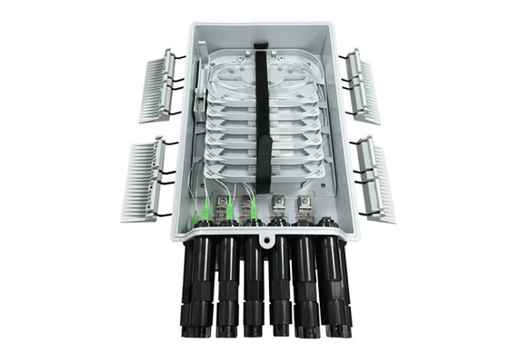 Fast Connect Fiber Optic Distribution Box 4 Ke SC 16 Ports Wall Mounting Holding Pole