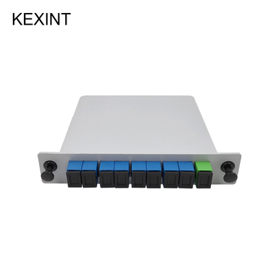 1*8 Fiber Optic PLC Splitter Fiber Separation Single Mode LGX SC/UPC Connector Box