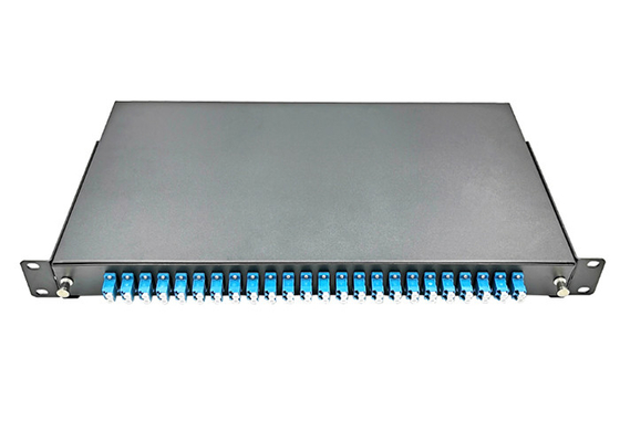 1U 19 &quot;LC UPC 48 Cores ODF Rack Fiber Patch Panel Frame Jenis Laci