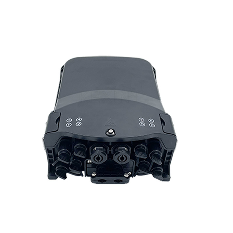 Hitam Outdoor IP65 Tahan Air Kotak Distribusi Serat Optik KEXINT FTTH KXT-B-16L4