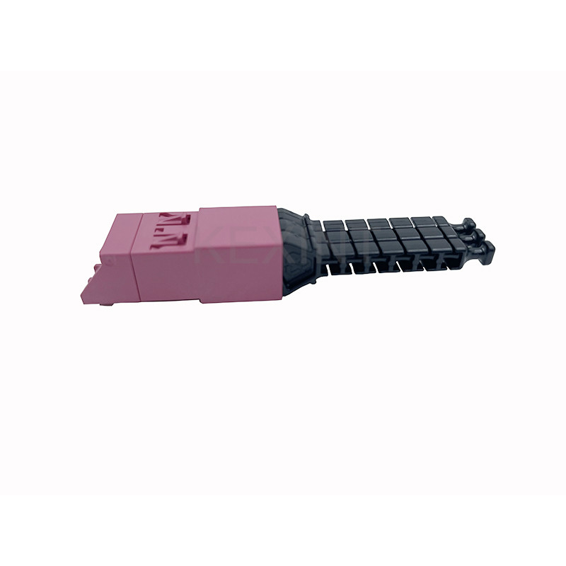 KEXINT ELiMENT MDC 3 Port Adapter Mmultimode Heather Violet Dengan 3 Tutup debu Cocok MDC Patch Cord