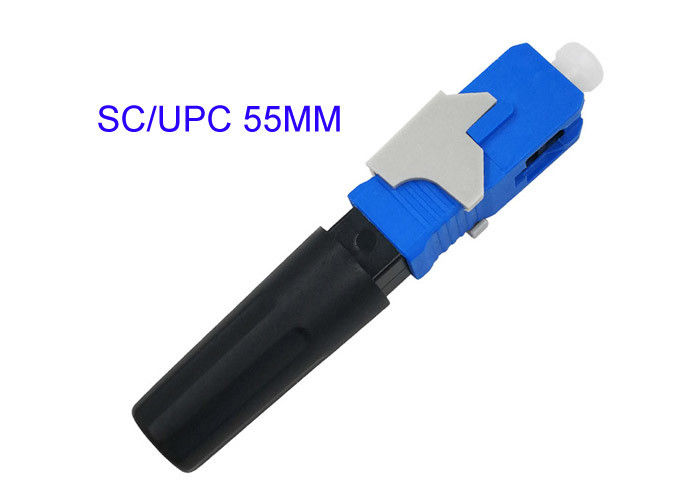 SC/UPC Fast Fiber Optic Quick Connector 0.3dB Insertion Loss 50cm Tipe Lurus